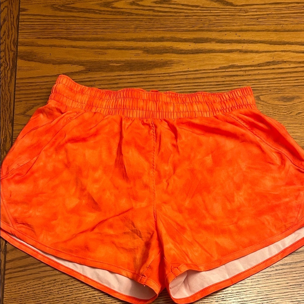 All in Motion Bright Orange Athletic Shorts